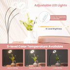 Table de manucure pliable avec aspirateur de poussière électrique, lampe LED et sac de transport, rose