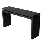 Console de ferme de 60 pouces avec plateau épais, table d'entrée avec conception à suspension double, table de couloir pour salon