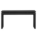 Console de ferme de 60 pouces avec plateau épais, table d'entrée avec conception à suspension double, table de couloir pour salon
