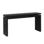 Console de ferme de 60 pouces avec plateau épais, table d'entrée avec conception à suspension double, table de couloir pour salon