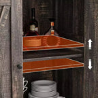 Petit buffet de ferme avec 2 portes et étagères réglables, armoires de console d'entrée d'appoint