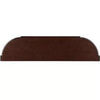 Console rectangulaire avec tiroirs et étagère inférieure pour entrée ou salon, marron