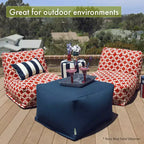Pouf Ottoman Blooms Agrumes