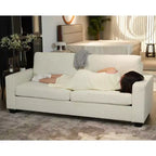 Canapé Cloud de 83 pouces pour petits espaces, canapé moderne à 2 places avec assise profonde et confortable, canapé-lit moelleux en velours côtelé pour salon, chambre à coucher