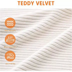 Canapé Cloud de 83 pouces pour petits espaces, canapé moderne à 2 places avec assise profonde et confortable, canapé-lit moelleux en velours côtelé pour salon, chambre à coucher