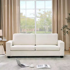 Canapé Cloud de 83 pouces pour petits espaces, canapé moderne à 2 places avec assise profonde et confortable, canapé-lit moelleux en velours côtelé pour salon, chambre à coucher