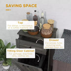 Poubelle de Cuisine Encastrable Meuble de Rangement pour Tri Sélectif avec Tiroir Support de Poubelle Autonome