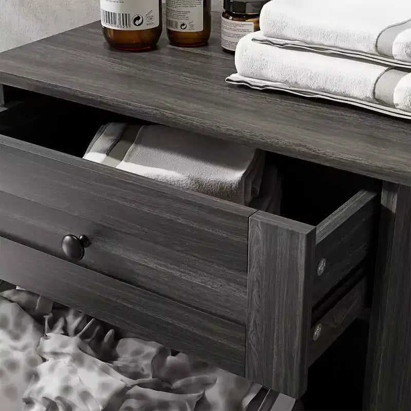 Poubelle de Cuisine Encastrable Meuble de Rangement pour Tri Sélectif avec Tiroir Support de Poubelle Autonome