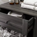 Poubelle de Cuisine Encastrable Meuble de Rangement pour Tri Sélectif avec Tiroir Support de Poubelle Autonome