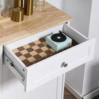 Poubelle de Cuisine Encastrable Meuble de Rangement pour Tri Sélectif avec Tiroir Support de Poubelle Autonome