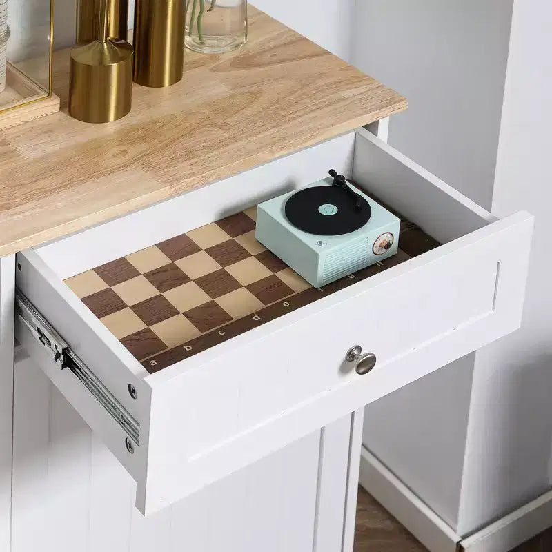 Poubelle de Cuisine Encastrable Meuble de Rangement pour Tri Sélectif avec Tiroir Support de Poubelle Autonome