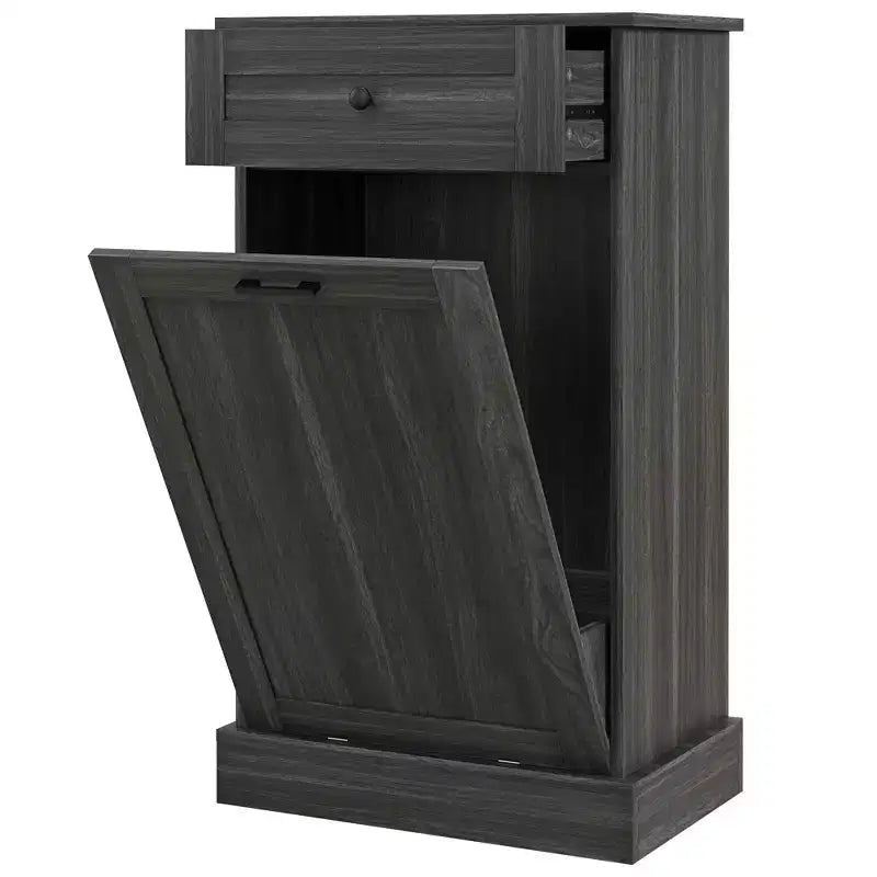 Poubelle de Cuisine Encastrable Meuble de Rangement pour Tri Sélectif avec Tiroir Support de Poubelle Autonome