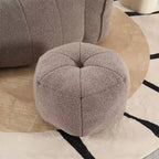 Canapé Pouf avec Ottoman, Fauteuil Poire Moderne et Doux avec Accoudoirs, Canapé Paresseux Carré en Chenille