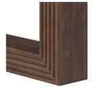 Console de style rustique de 61 pouces avec rangement ouvert pour entrée, canapé, chambre à coucher, décoration intérieure, noyer