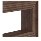 Console de style rustique de 61 pouces avec rangement ouvert pour entrée, canapé, chambre à coucher, décoration intérieure, noyer
