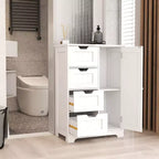 Meuble de rangement 5 tiroirs pour chambre à coucher - Finition laquée, emballage en mousse, convient pour le salon ou le couloir