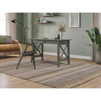 HomeStock 28 in.H Black Color Wood Writing Desks with No Storage