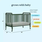 Lit de bébé transformable 3-en-1