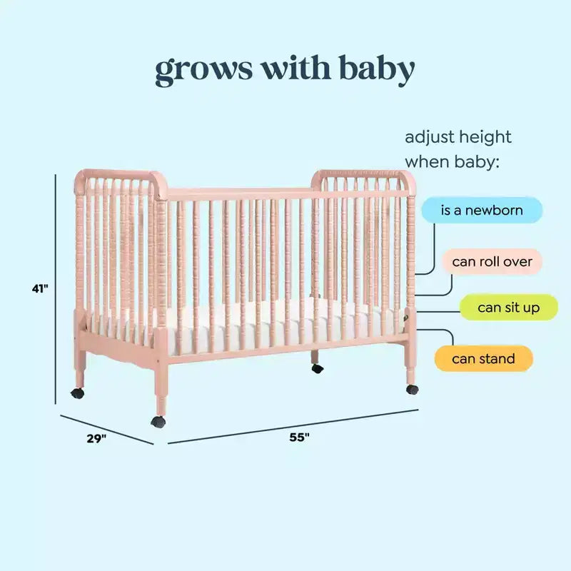 Lit de bébé transformable 3-en-1 Jenny Lind