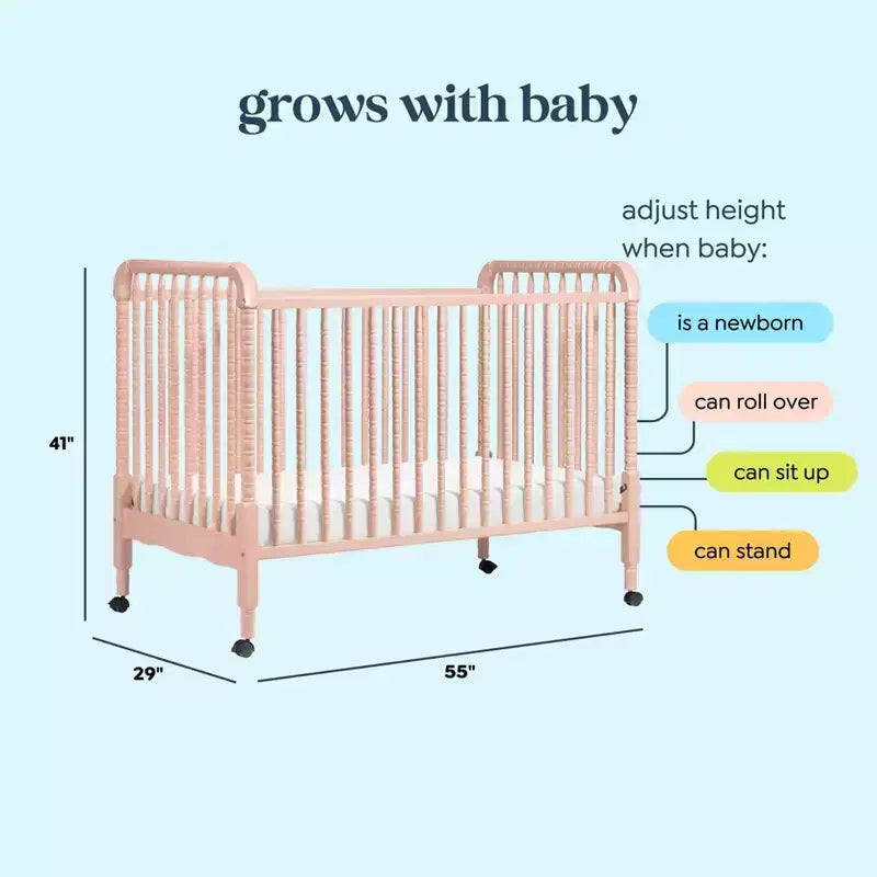 Lit de bébé transformable 3-en-1 Jenny Lind