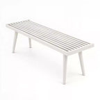 Banc pleine taille Mid-Century Modern