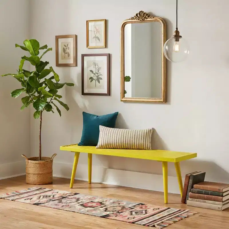 Banc pleine taille Mid-Century Modern