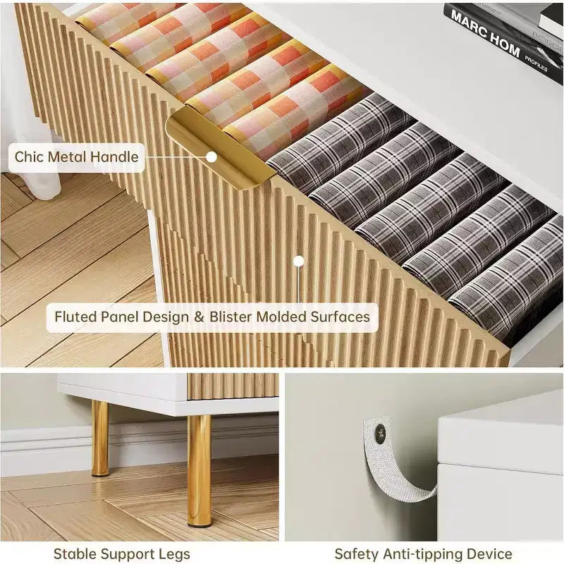 Meuble de rangement pour entrée, Organisateur de couloir avec tiroirs