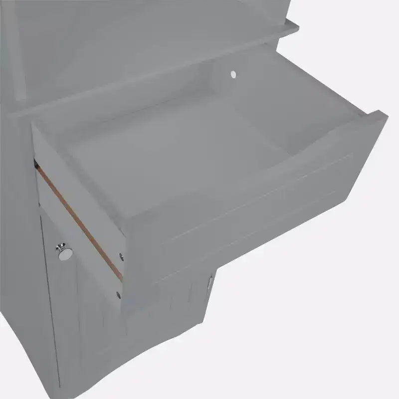 Meuble de rangement haut de salle de bain Ashland avec tiroir et étagères