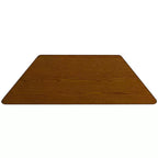 Table d'activités réglable mobile 22,5x45 trapézoïdale grise en stratifié HP