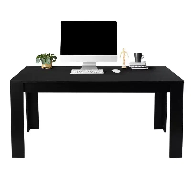 Table à manger rectangulaire de 160 cm, moderne, pour 6 personnes, meuble de cuisine