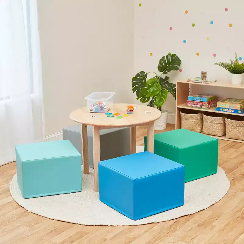 Pouf carré 4 pièces