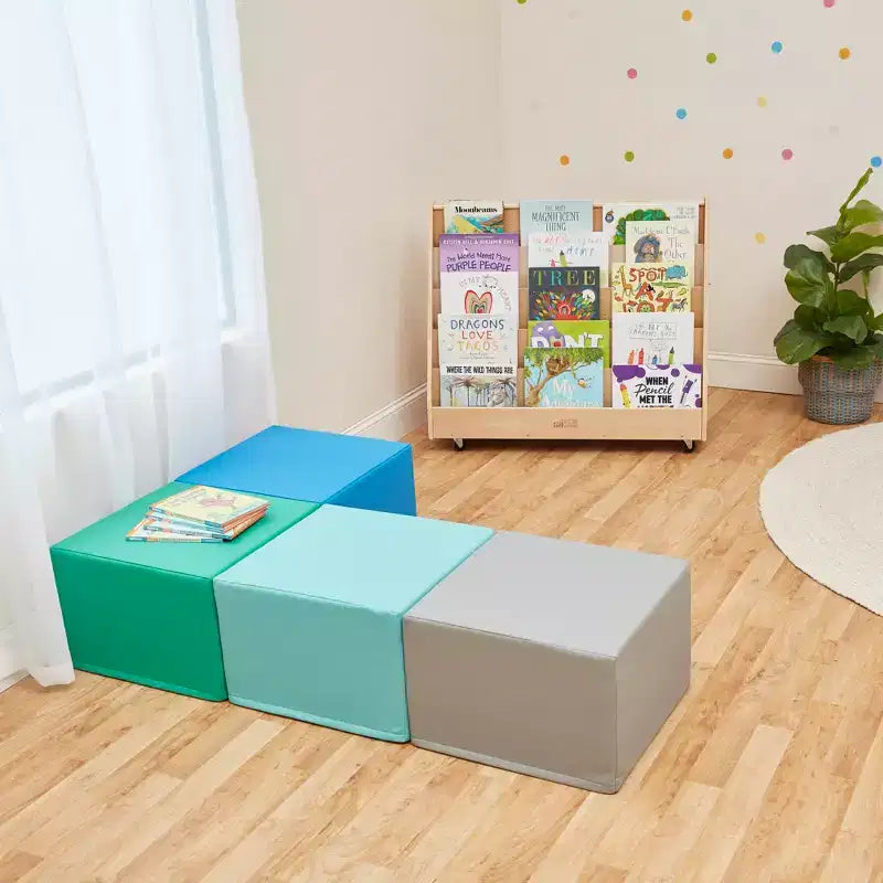 Pouf carré 4 pièces