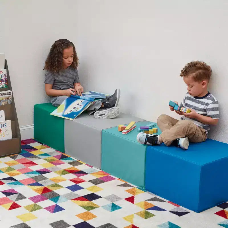 Pouf carré 4 pièces