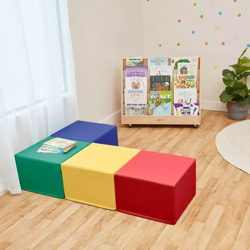 Pouf carré 4 pièces