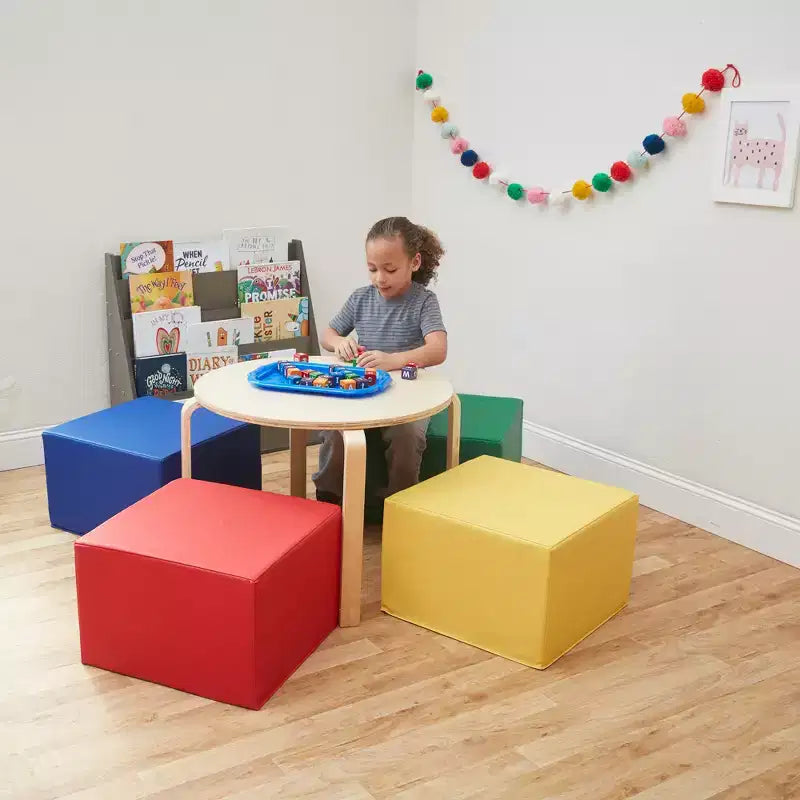 Pouf carré 4 pièces